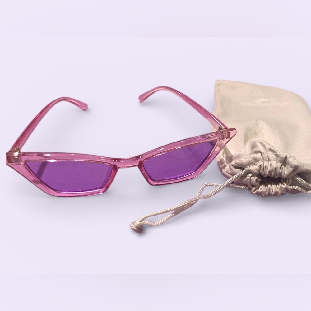 Women’s AIEYEZO fashion Cat Eye sunglasses Pink Purple new